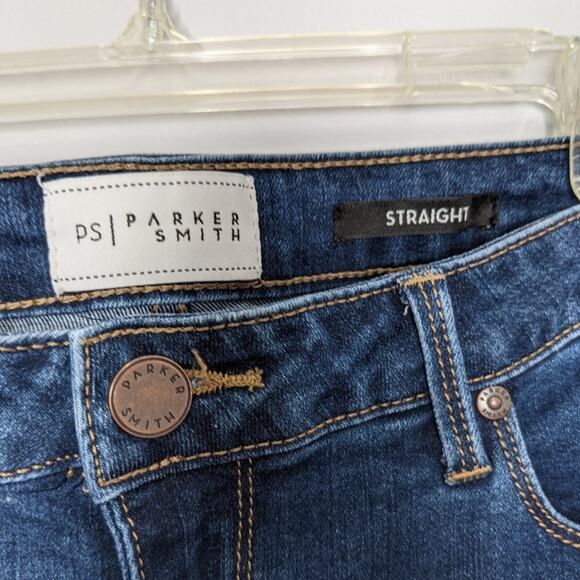Parker Smith Blue Runaround Sue Slim Straight Jean - Picture 5 of 10